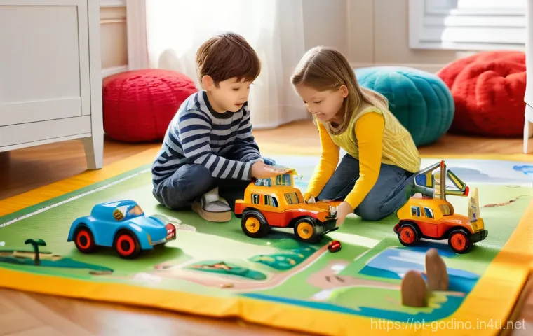 고고다이노 스토리 구성 분석 - **Prompt:** An animated, action-packed scene featuring a team of three "Gogodino" robot-dinosaurs in...