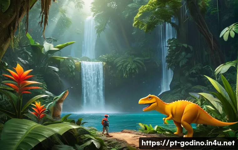 고고다이노 유아 교육 프로그램 - Gogo Dino Environmental Expedition in a Lush Jungle**
A vibrant, friendly animated scene featuring t...